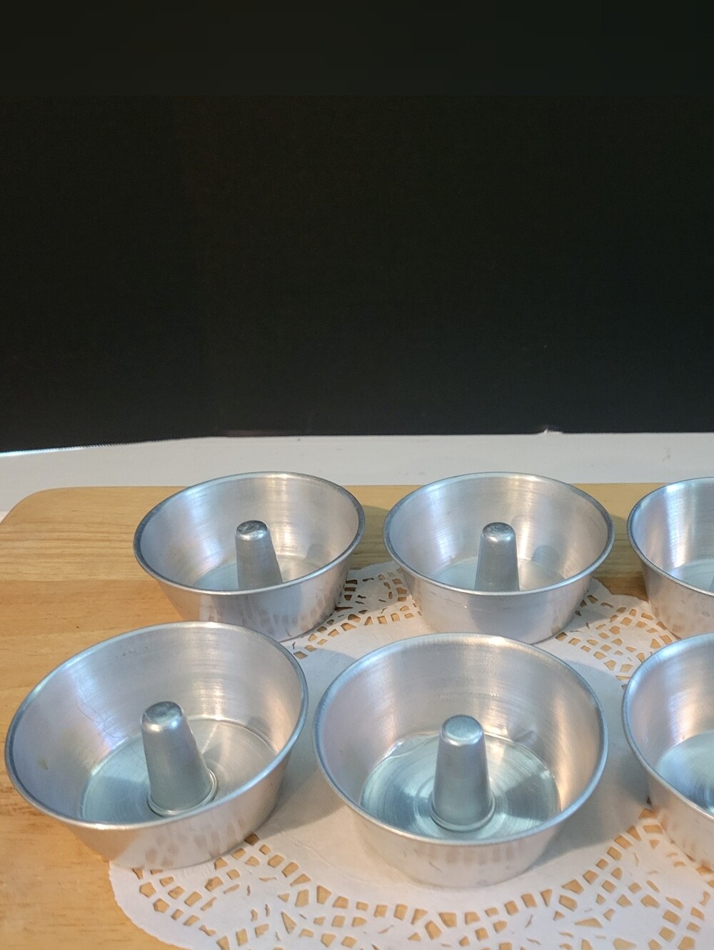 Aluminum Ring Mold Set - Silver Angel Food Baking Cups (6-Pack) Mini Bundt Pan
